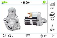 VALEO Starter "VALEO ORIGINS NEW", Art.-Nr. 438094