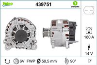 VALEO Generator "VALEO ORIGINS NEW", Art.-Nr. 439751