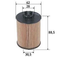 VALEO Ölfilter f&uuml;r OPEL CORSA C (X01), Art.-Nr. 586519