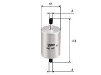 VALEO Kraftstofffilter f&uuml;r PEUGEOT 208 I (CA_, CC_), Art.-Nr. 587001