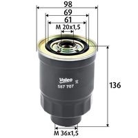 VALEO Kraftstofffilter, Art.-Nr. 587707