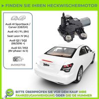 VALEO Wischermotor "ORIGINAL TEIL", Art.-Nr. 582718