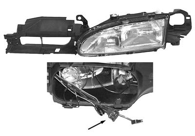 DEPO 431-1106L-LD-EM Scheinwerfer Links für MONDEO I 01.93-08.96 FORD - Bild 3