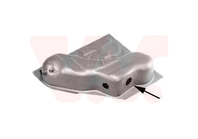 VAN WEZEL Kraftstoffbehälter 3734081 für Opel