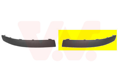 Van Wezel Blende, Stoßfänger ** Equipart 5837583 Zier-/Schutzleiste, Vorne Links Für Vw 3B0807717BGRU 3B0807717B