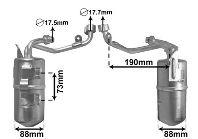VAN WEZEL Trockner, Klimaanlage 1800d387 für Ford