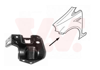 VAN WEZEL Kotflügel Frontverkleidung ** Equipart 1624671 vorne links für Fiat