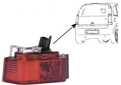 VAN WEZEL Nebelschlussleuchte 3781927 links für Opel