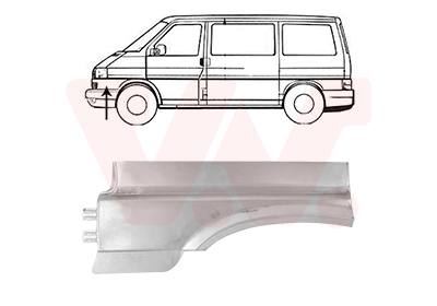 VAN WEZEL Kotflügel 5874153 vorne links