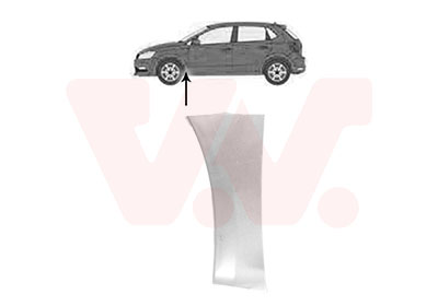 VAN WEZEL Kotflügel 5829155 vorne links