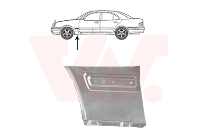 VAN WEZEL Kotflügel 3028155 unten