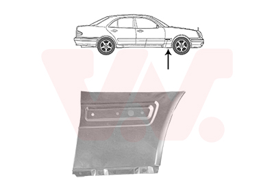 VAN WEZEL Kotflügel 3028156 unten