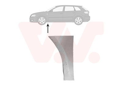 VAN WEZEL Kotflügel 5856155 unten