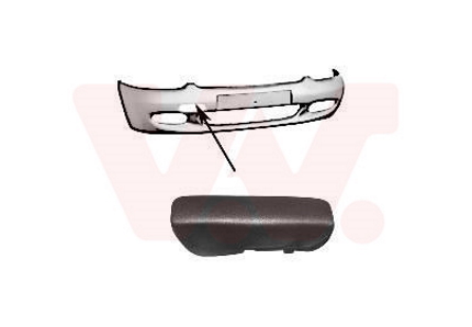 VAN WEZEL Klappe, Abschlepphaken Blende, Stoßfänger ** Equipart 1856588 vorne rechts für Ford