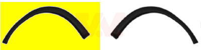 VAN WEZEL Verbreiterung, Kotflügel ** Equipart 3776522 vorne rechts für Opel