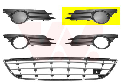 VAN WEZEL Lüftungsgitter, Stoßfänger ** Equipart 3750591 vorne links für Opel
