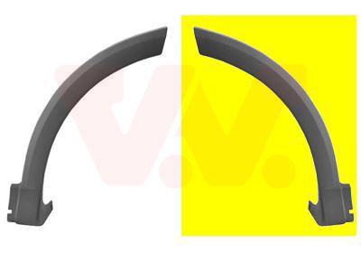 VAN WEZEL Verbreiterung, Kotflügel 3779528 hinten rechts für Opel