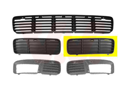 VAN WEZEL Lüftungsgitter, Stoßfänger ** Equipart 5826591 vorne links für VW