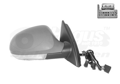 VAN WEZEL Außenspiegel * HAGUS 5839808 rechts für VW 3C0857538A 3C0857538AGRU 5M0857522F