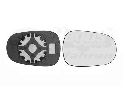 VAN WEZEL Spiegelglas, Außenspiegel * HAGUS 4323832 rechts für RENAULT