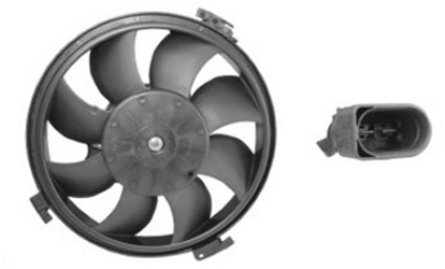 VAN WEZEL Lüfter, Motorkühlung 0315747 für VW