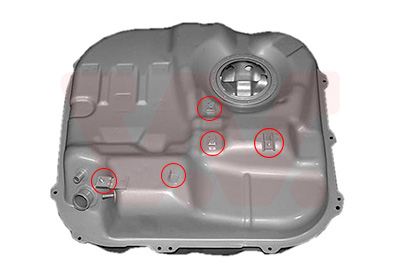 VAN WEZEL Kraftstoffbehälter 8353082 für KIA