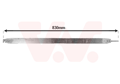VAN WEZEL Halteband, Kraftstoffbehälter 2813098 für Iveco