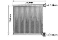 VAN WEZEL W�rmetauscher, Innenraumheizung, Art.-Nr. 03006385