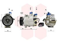VAN WEZEL Kompressor, Klimaanlage "*** IR PLUS ***", Art.-Nr. 0300K029