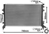 VAN WEZEL Niedertemperaturk�hler, Ladeluftk�hler "*** IR PLUS ***", Art.-Nr. 58002295