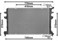 VAN WEZEL Niedertemperaturk�hler, Ladeluftk�hler, Art.-Nr. 03012705