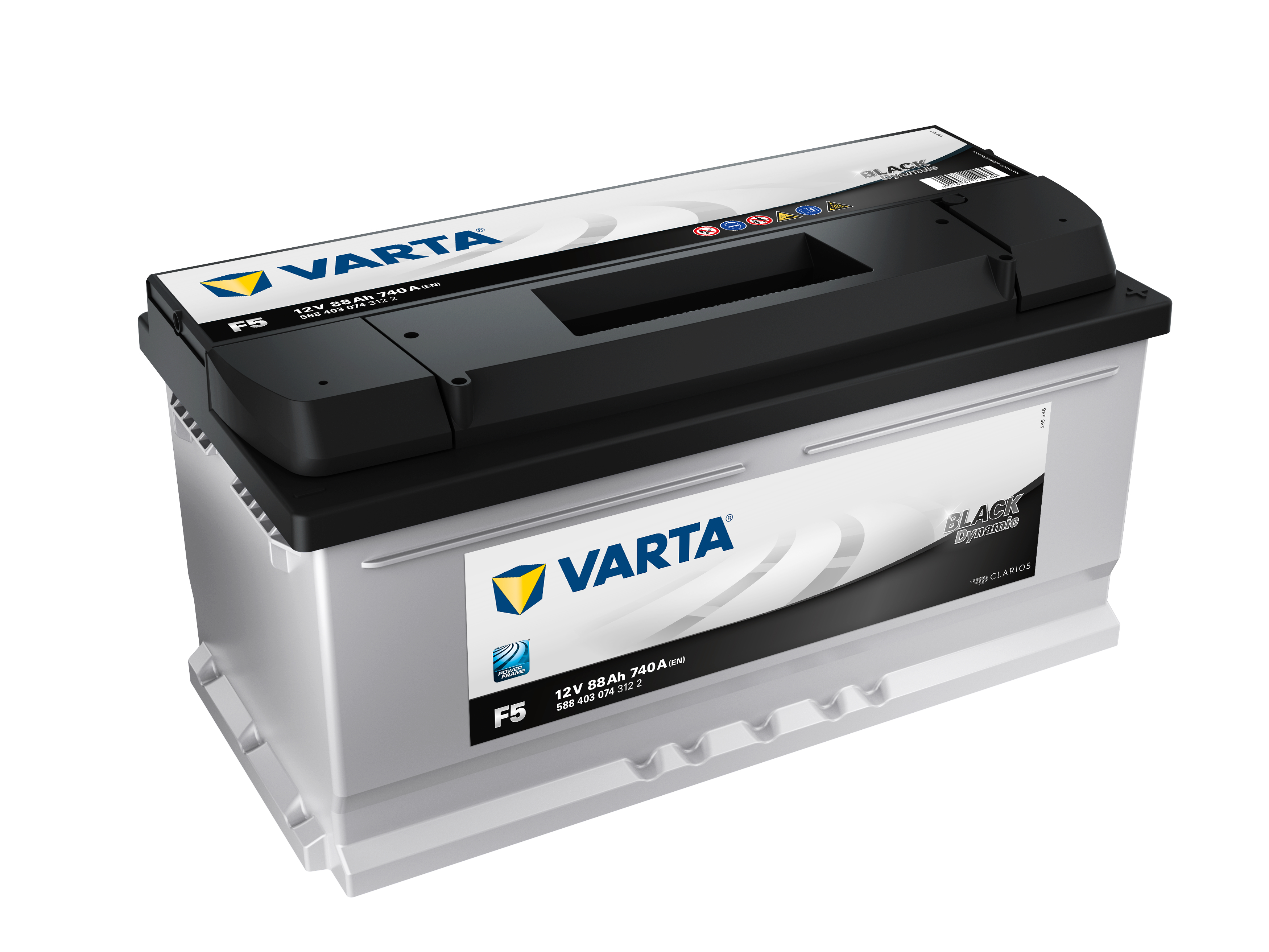 VARTA Starterbatterie 5884030743122 12V 68Ah 740A für Ford Opel Volvo CHEVROLET ASTON MARTIN BMW Fiat / LANCIA TOYOTA JAGUAR