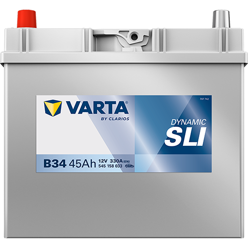 VARTA Starterbatterie DYNAMIC SLI 12 V, 45 Ah, 330 A 545158033k262 12V 68Ah 330A für TOYOTA HONDA MITSUBISHI VW