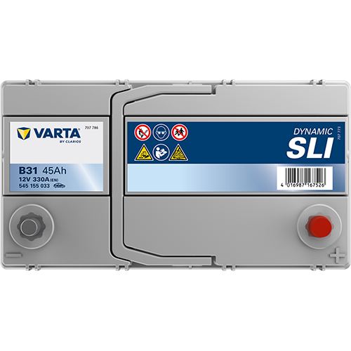 VARTA Starterbatterie DYNAMIC SLI 12 V, 45 Ah, 330 A 545155033k262 12V 68Ah 330A für Ford Opel DAEWOO TOYOTA HONDA NISSAN MAZDA Suzuki Fiat / LANCIA