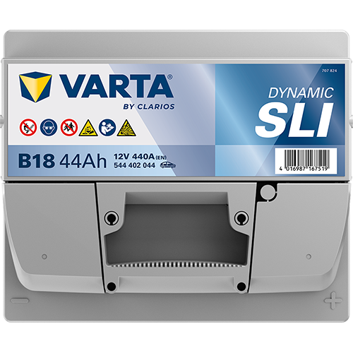 VARTA Starterbatterie DYNAMIC SLI 12 V, 44 Ah, 440 A 544402044k262 12V 68Ah 440A für Ford Opel CHEVROLET Citroën MAZDA VW Suzuki Fiat / LANCIA NISSAN
