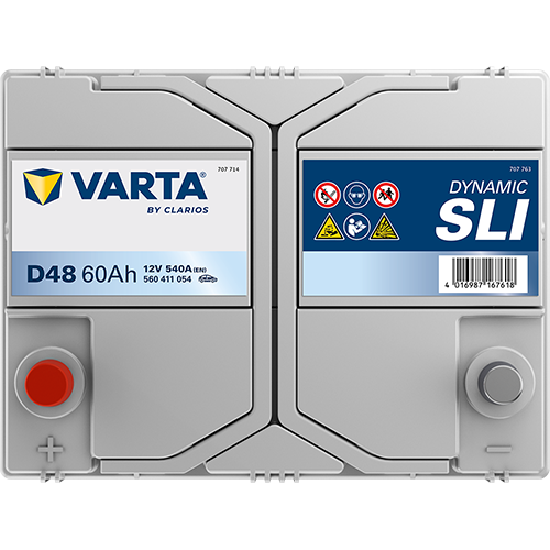 VARTA Starterbatterie DYNAMIC SLI 12 V, 60 Ah, 540 A 560411054k262 12V 68Ah 540A für TOYOTA HYUNDAI MAZDA Subaru VW JAC HONDA Fiat / LANCIA MITSUBISH
