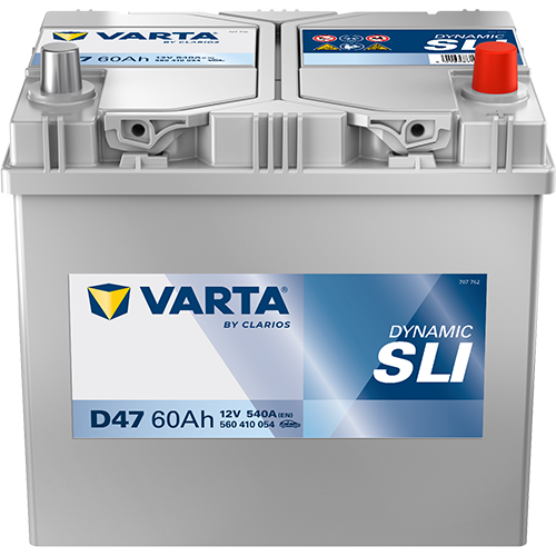 VARTA Starterbatterie DYNAMIC SLI 12 V, 60 Ah, 540 A 560410054k262 12V 68Ah 540A für Ford BYD GEELY TOYOTA HYUNDAI MAZDA Suzuki GREAT WALL Citroën JA