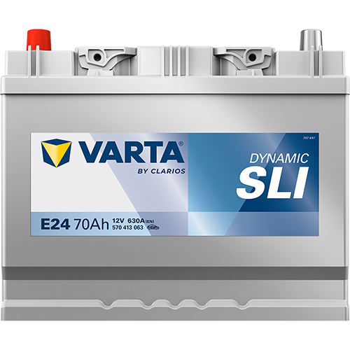 VARTA Starterbatterie DYNAMIC SLI 12 V, 70 Ah, 630 A 570413063k262 12V 68Ah 630A für Volvo CHEVROLET RENAULT TOYOTA JAC NISSAN Fiat / LANCIA HONDA SU