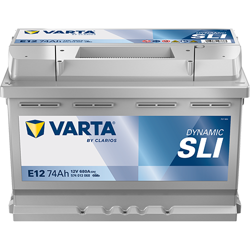 VARTA Starterbatterie DYNAMIC SLI 12 V, 74 Ah, 680 A 574013068k262 12V 68Ah 680A für Opel SAAB Citroën Fiat / LANCIA TOYOTA Chrysler GAC