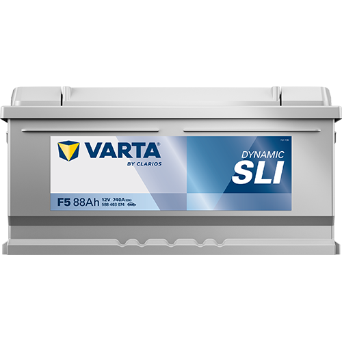 VARTA Starterbatterie DYNAMIC SLI 12 V, 88 Ah, 740 A 588403074k262 12V 68Ah 740A für Ford Opel CHEVROLET Volvo BMW ASTON MARTIN Fiat / LANCIA JAGUAR