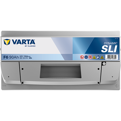 VARTA Starterbatterie DYNAMIC SLI 12 V, 90 Ah, 720 A 590122072k262 12V 68Ah 720A für Ford Iveco CHEVROLET Opel Mercedes BMW Fiat / LANCIA JAGUAR