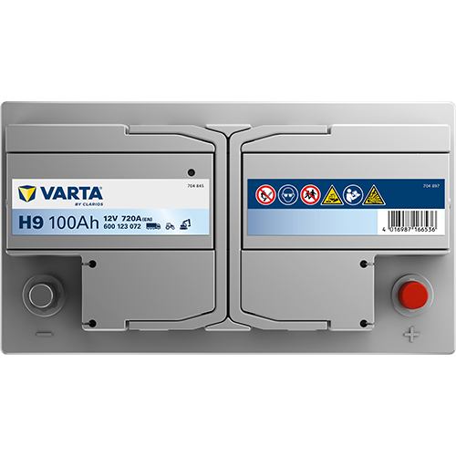 VARTA Starterbatterie PROMOTIVE SLI 12 V, 100 Ah, 720 A 600123072k182 12V 68Ah 720A für Fiat