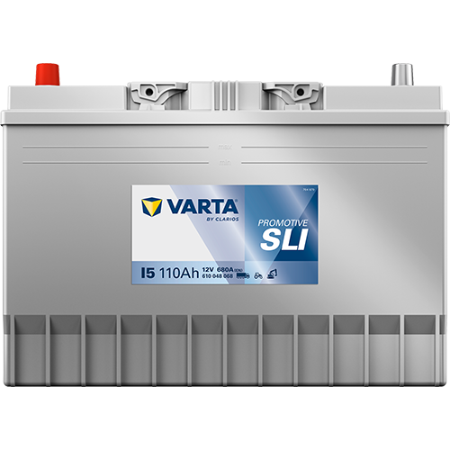 VARTA Starterbatterie PROMOTIVE SLI 12 V, 110 Ah, 680 A 610048068k182 12V 68Ah 680A für Volvo