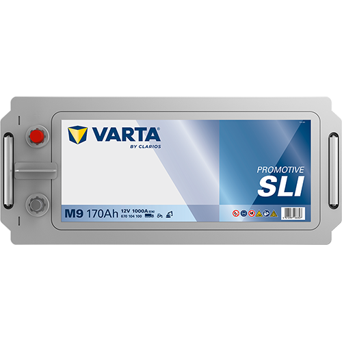VARTA Starterbatterie PROMOTIVE SLI 12 V, 170 Ah, 1000 A 670104100k182 12V 68Ah 1000A
