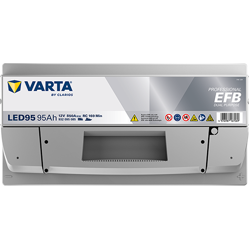 VARTA Starterbatterie PROFESSIONAL DUAL PURPOSE EFB 12 V, 95 Ah, 850 A 932095085k312 12V 68Ah 850A