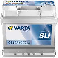 VARTA Starterbatterie "DYNAMIC SLI 12 V, 52 Ah, 520 A", Art.-Nr. 552401052K262