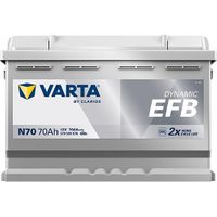 VARTA Starterbatterie "DYNAMIC EFB 12 V, 70 Ah, 760 A", Art.-Nr. 570500076K262