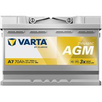 VARTA Starterbatterie "DYNAMIC AGM 12 V, 70 Ah, 760 A", Art.-Nr. 570901076K262