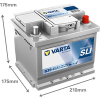 VARTA Starterbatterie "PROMOTIVE SLI 12 V, 45 Ah, 300 A", Art.-Nr. 545200030K182