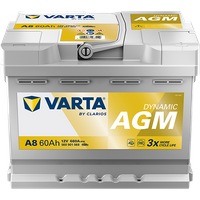 VARTA Starterbatterie "DYNAMIC AGM 12 V, 60 Ah, 680 A", Art.-Nr. 560901068K262